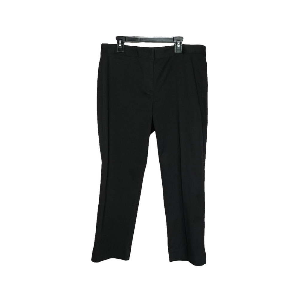 J. Jill Women's Black Stretch Cropped Business Casual Pants